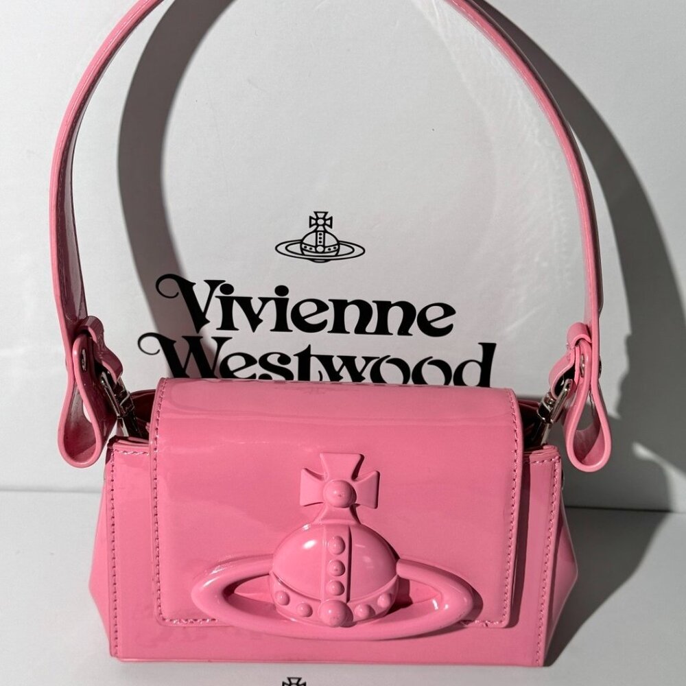 Vivienne Westwood HAZEL Detachable Chain Strap Handbag/Crossbody/Shoulder Bag